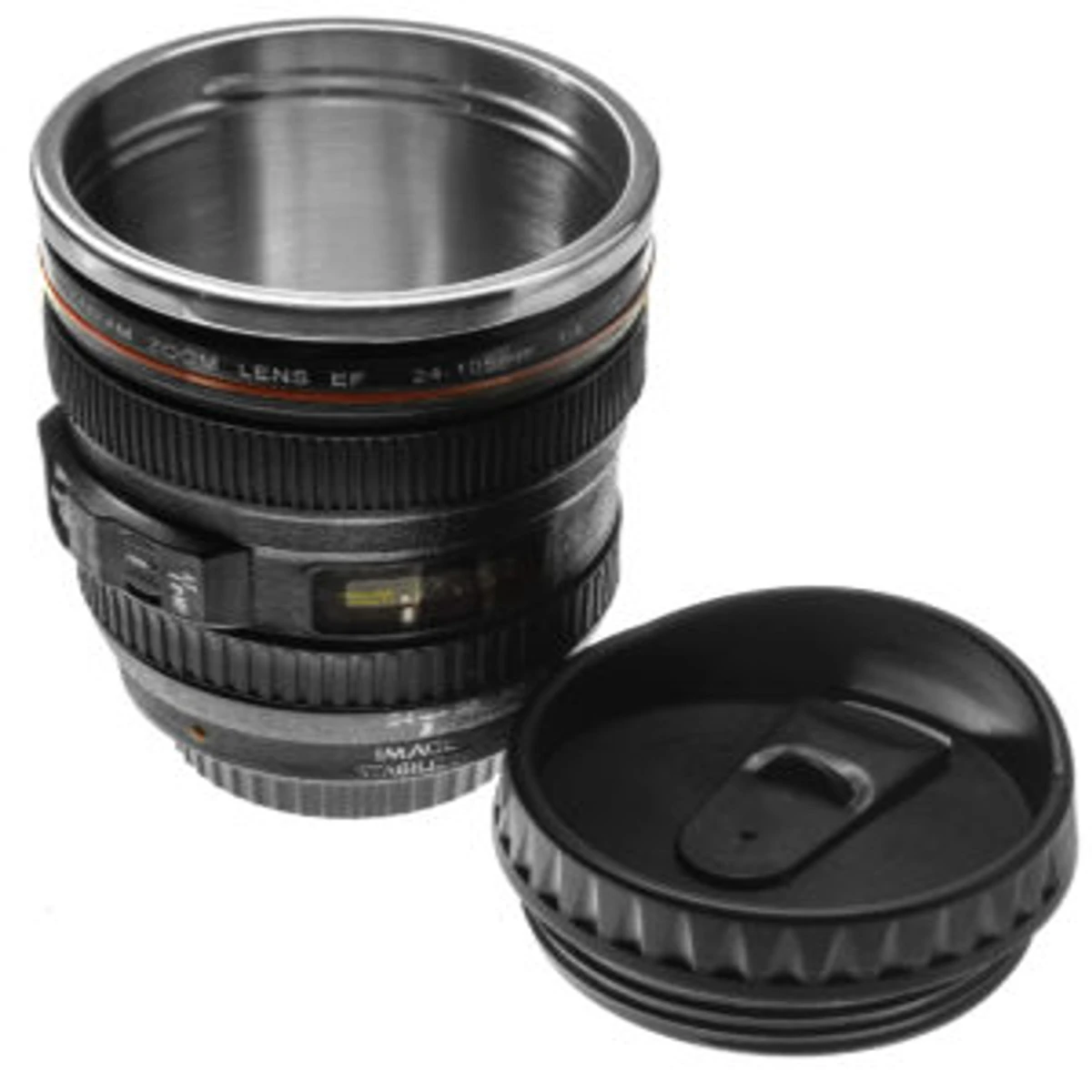 Camino Camera Lens Lens View Thermos Mug Cup