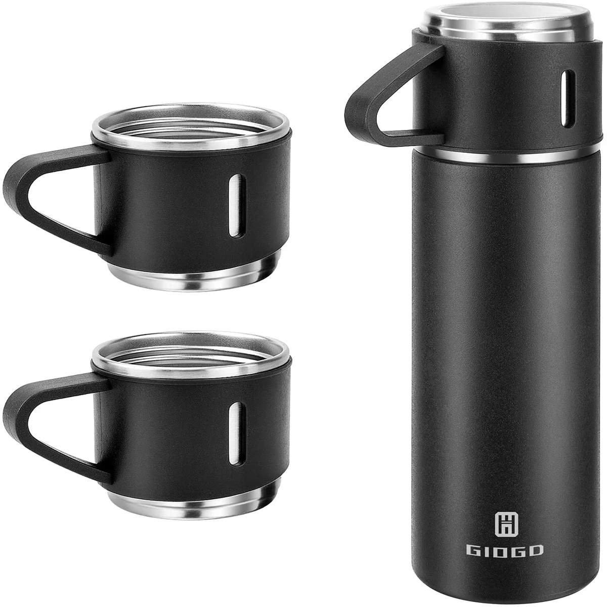 Stainless Steel Thermo 500ml/16.9oz Vacuum Insulated Bottle with Cup for Coffee Hot drink and Cold drink water flask.