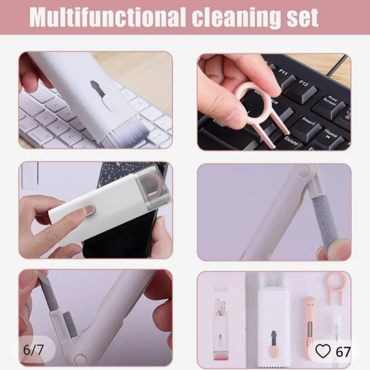 Multifunctional cleaning set