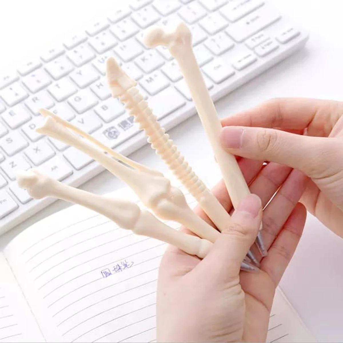 Skeleton Bone Pens Human Anatomy Inspired Dr.  Pens for Doctors Nurses Medical School Students - Assortment Pack
