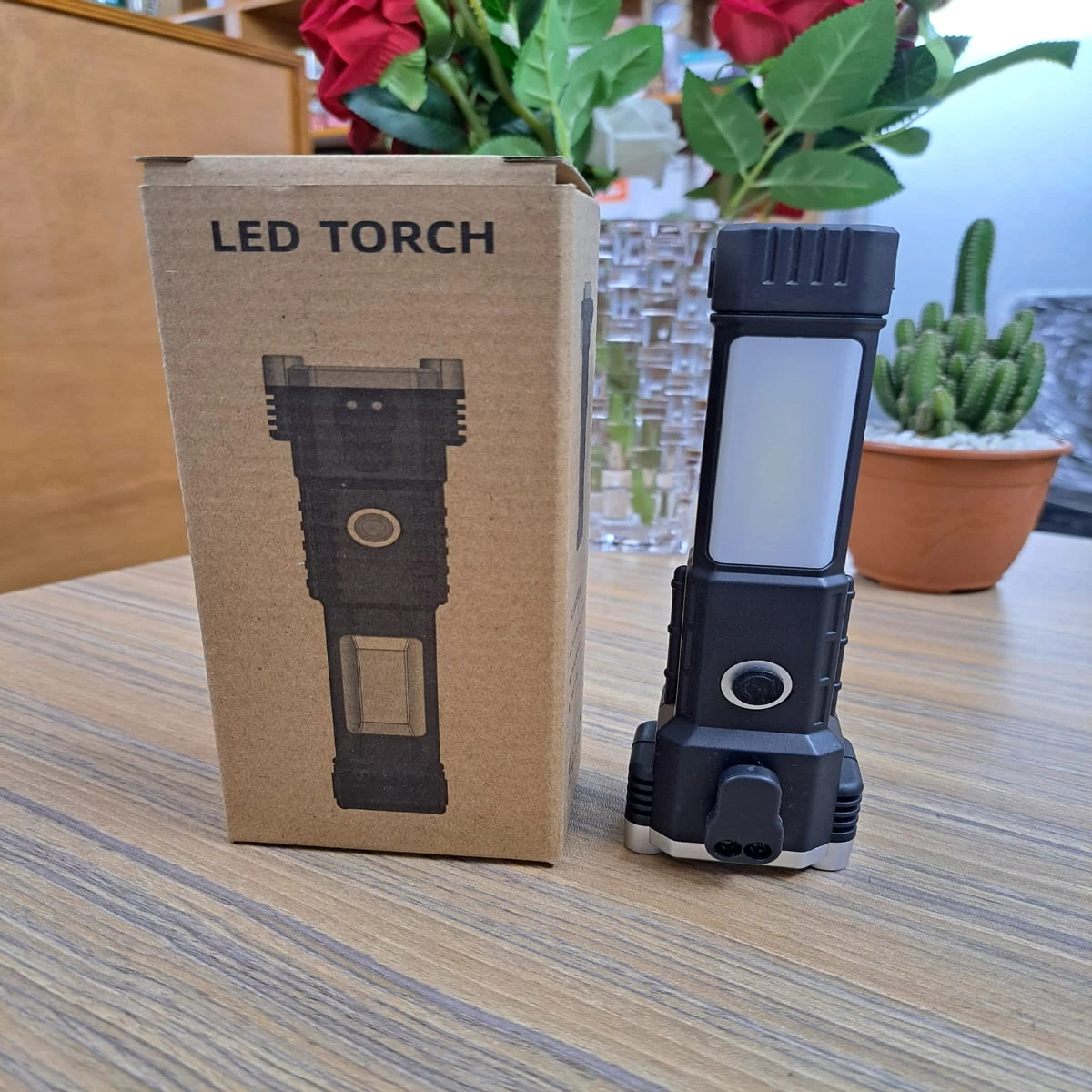 Portable Rechargeable Torch LED Flashlight price in Bangladesh
